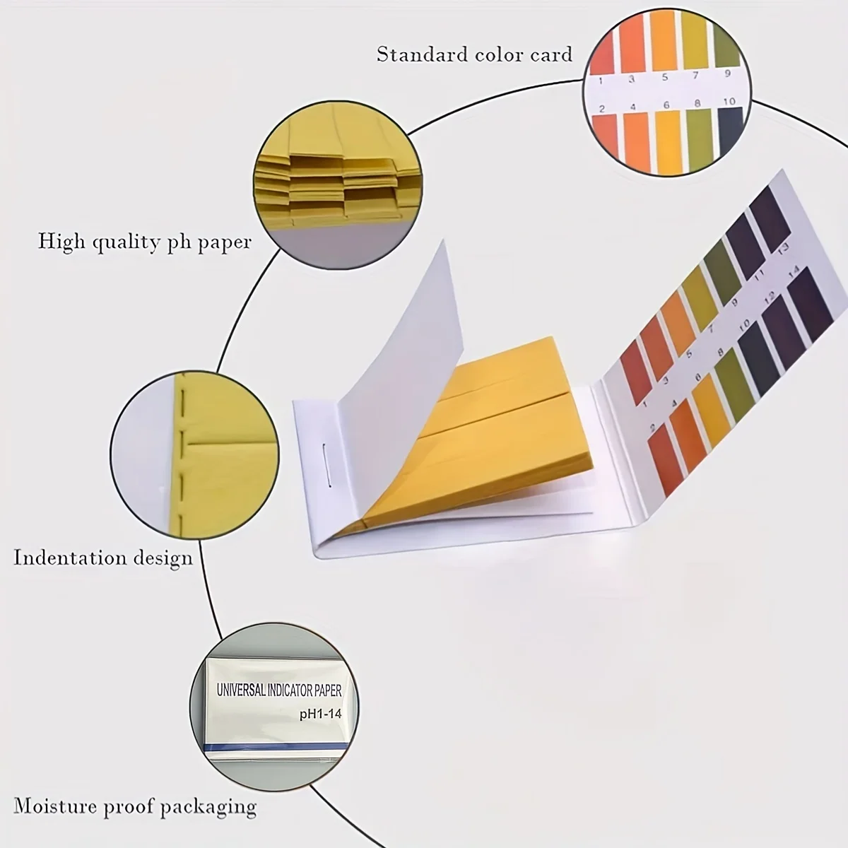 80 Strips/pack PH Test Strips  - Ph Up Down Solution reseña y precio