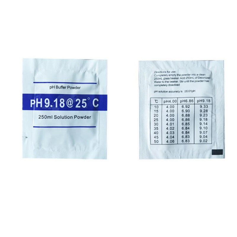 3pcs/lot PH Buffer Powder Meas - Ph Up Down Solution reseña y precio