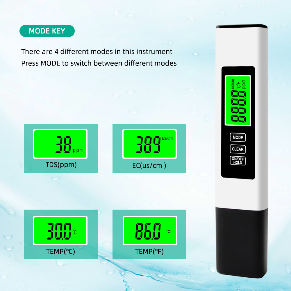 4 in 1 Digital Water Tester TD - Ec Meter Digital reseña y precio