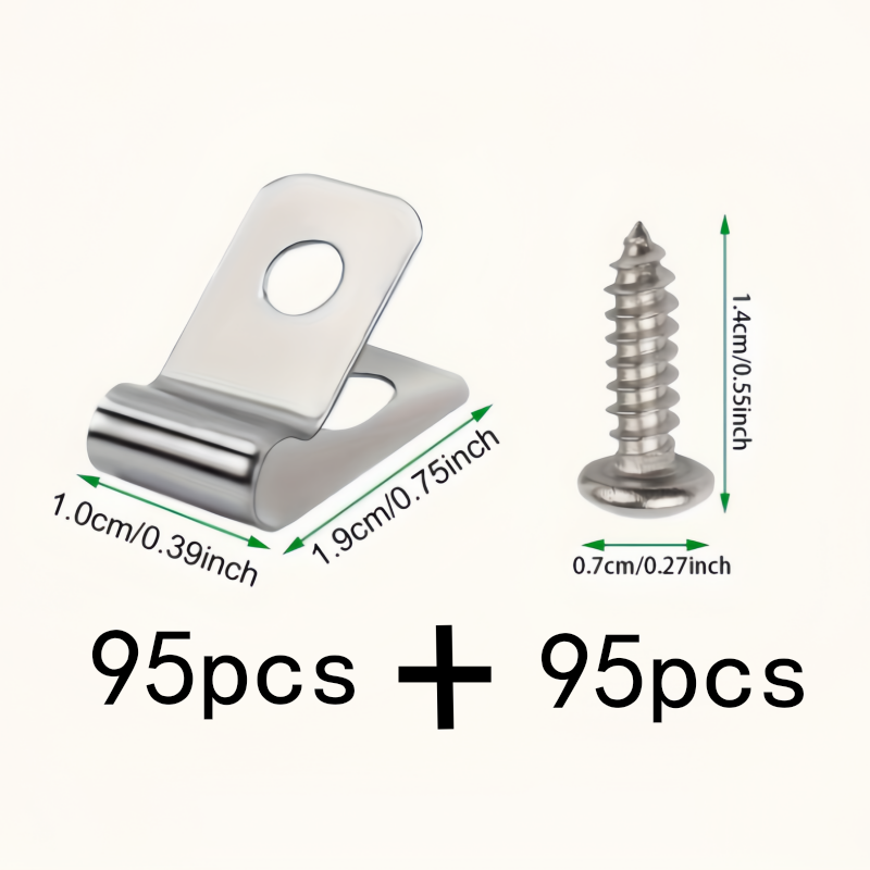 95 Clips + 95 Nails, Rustproof - Urban Farming Usa reseña y precio