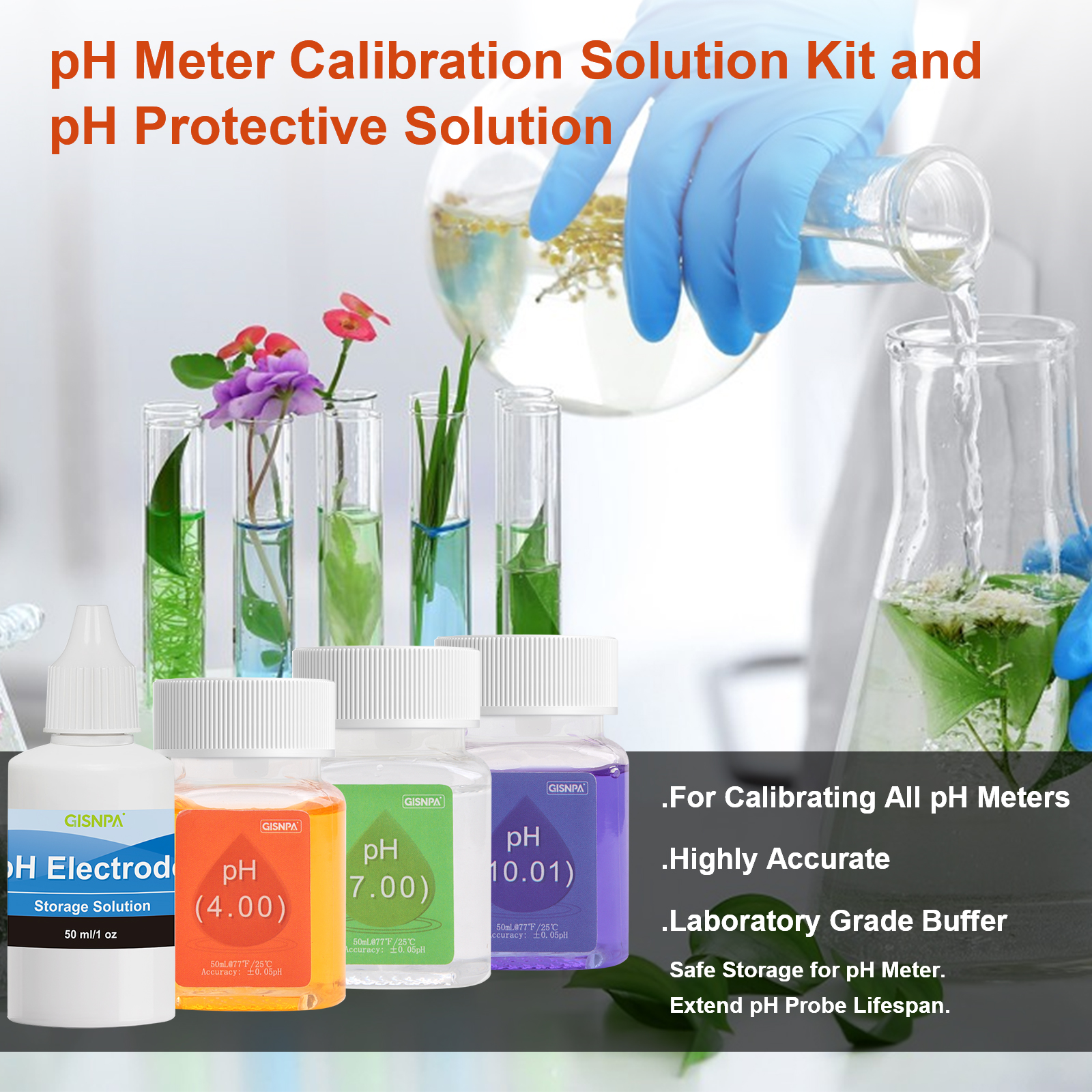 50ML pH Meter Calibration Liqu - Ph Up Down Solution reseña y precio