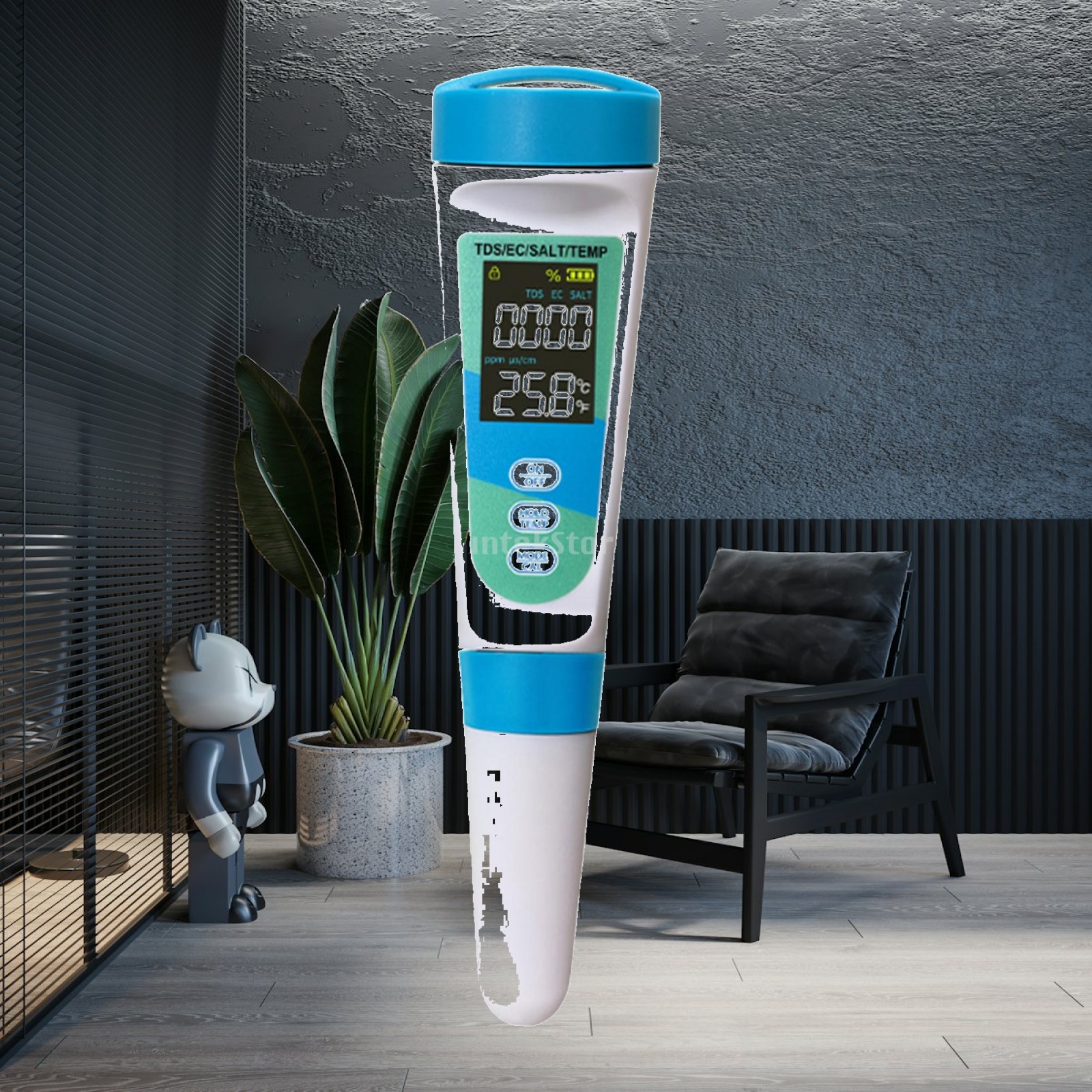 4 in 1 EC TDS SALT Temperature - Ec Meter Digital reseña y precio
