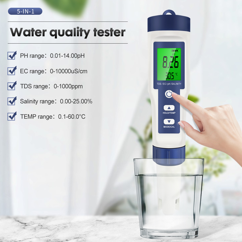 Professional Water Quality Tes - Ec Meter Digital reseña y precio