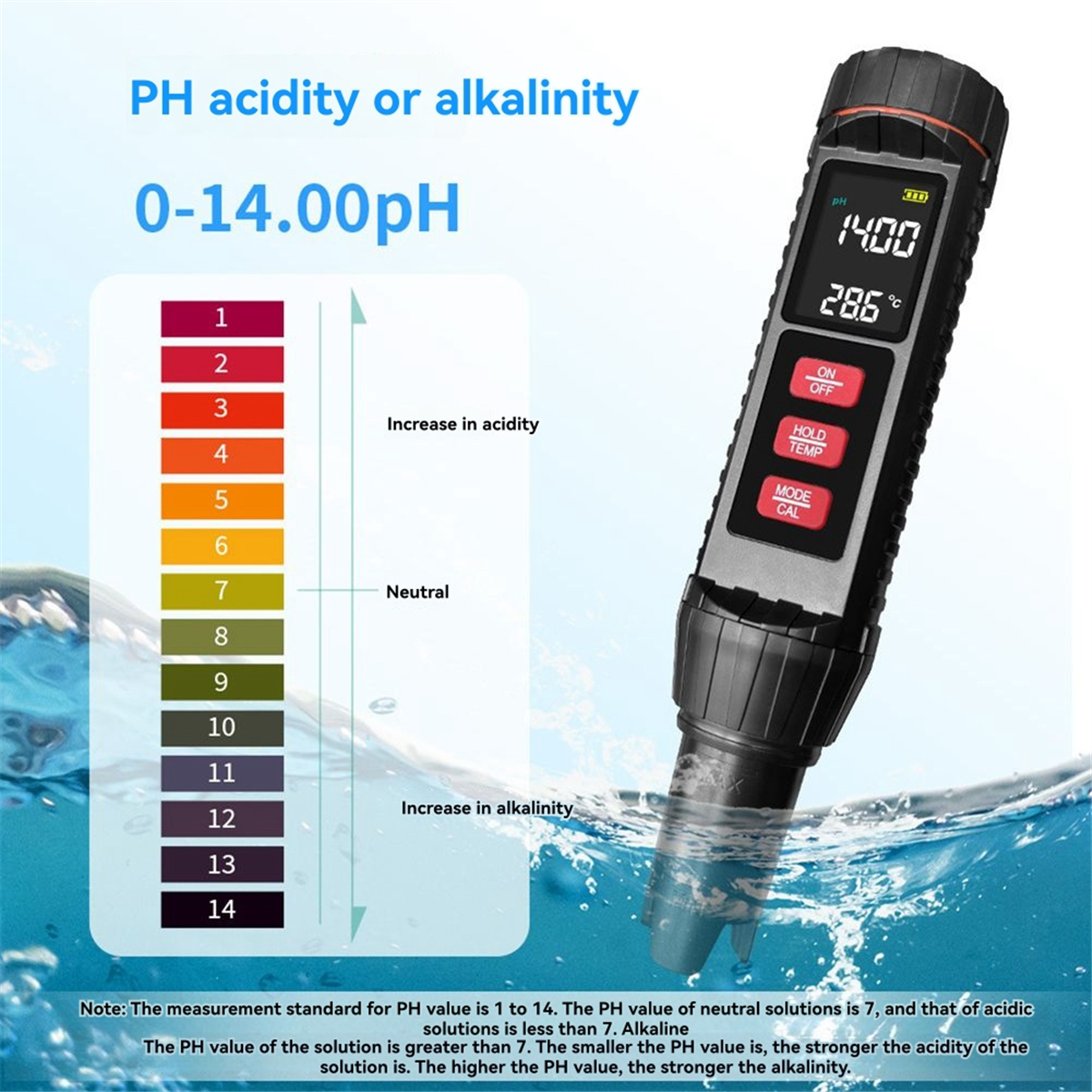 AA98 7 in 1 Digital Water Qual - Ec Meter Digital reseña y precio