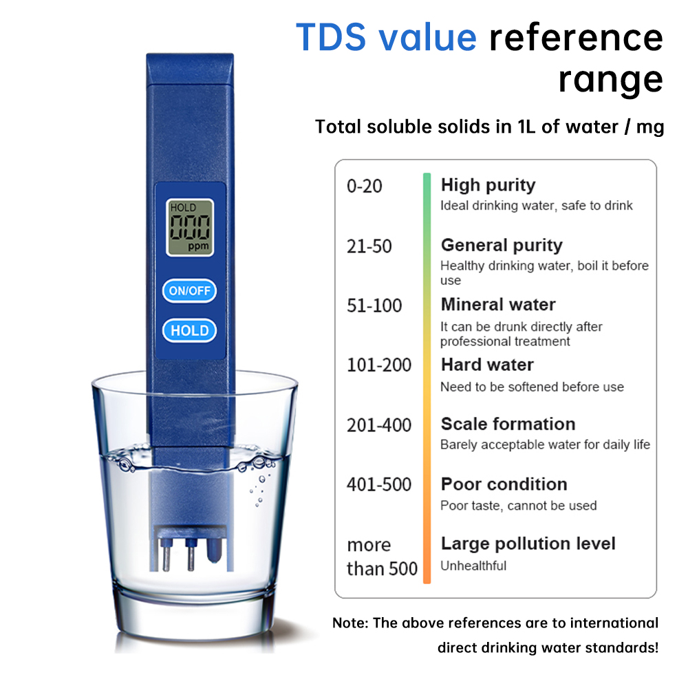 TDS Meter Digital Water Qualit - Ph Up Down Solution reseña y precio